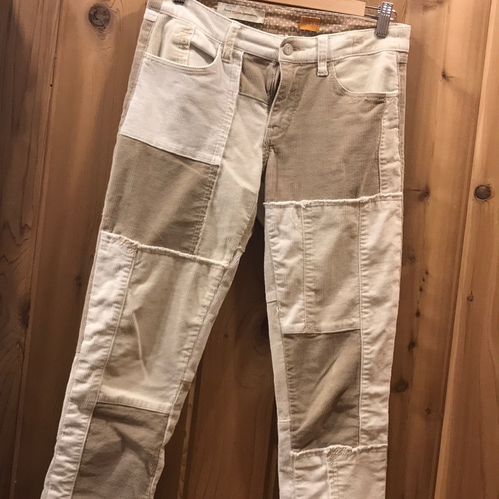 Pilcro (Anthropologie) patchwork corduroys